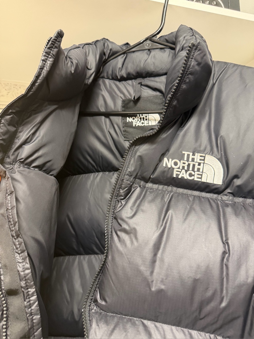 The North Face women  Black Puffer Jacket with Logo